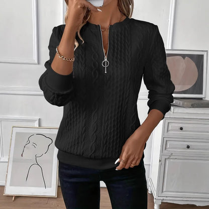 Alicia™ | Jersey con cremallera