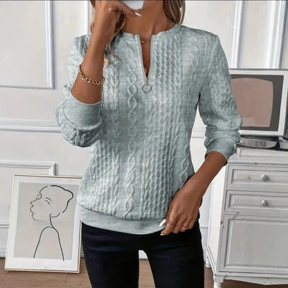 Alicia™ | Jersey con cremallera
